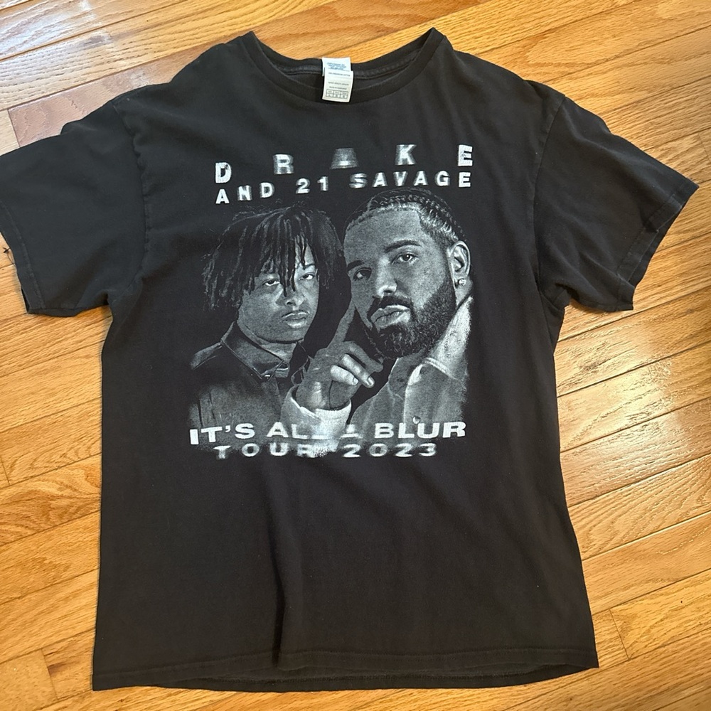 Drake x 21 Savage Tour Graphic T-Shirt
